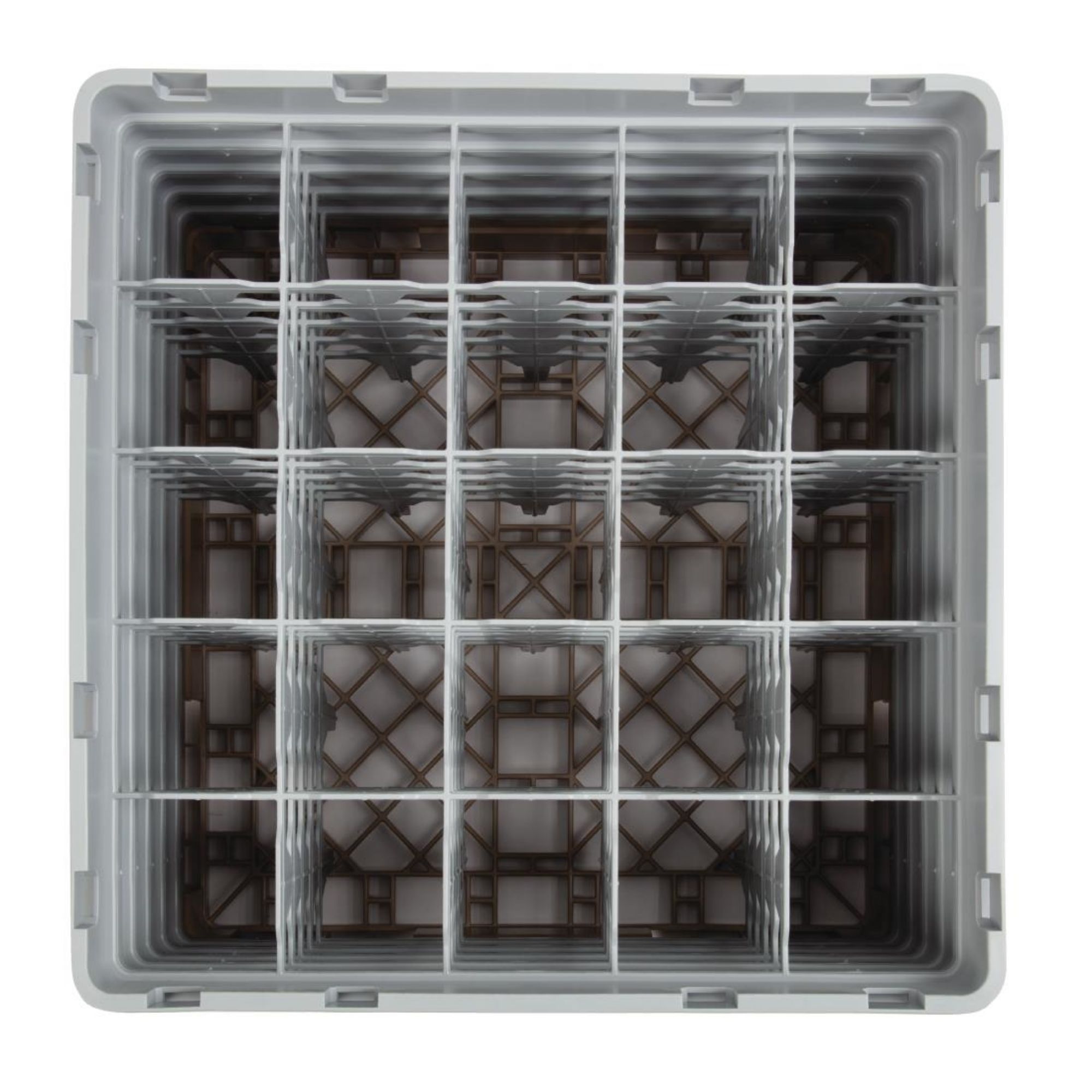Picture of Cambro Camrack Beige 25 Compartments Max Glass Height 257mm