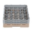 Picture of Cambro Camrack Beige 25 Compartments Max Glass Height 133mm