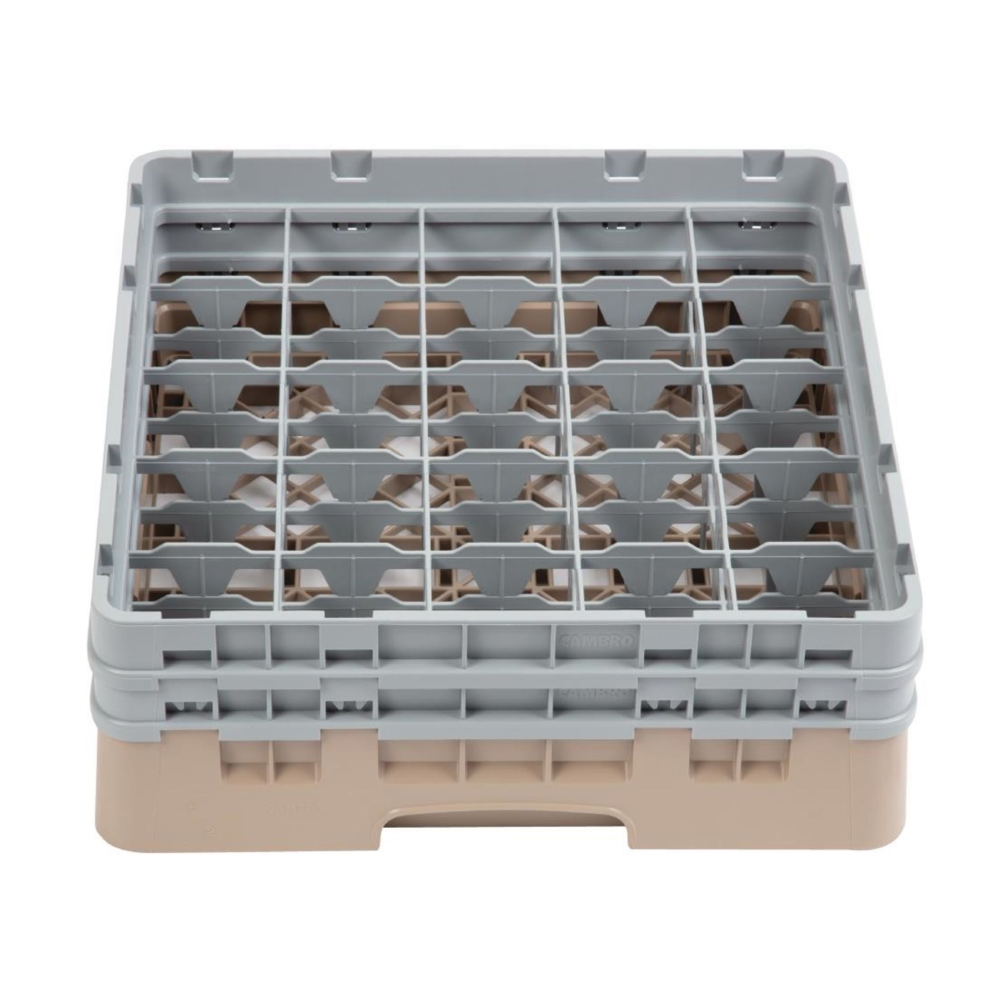Picture of Cambro Camrack Beige 25 Compartments Max Glass Height 133mm
