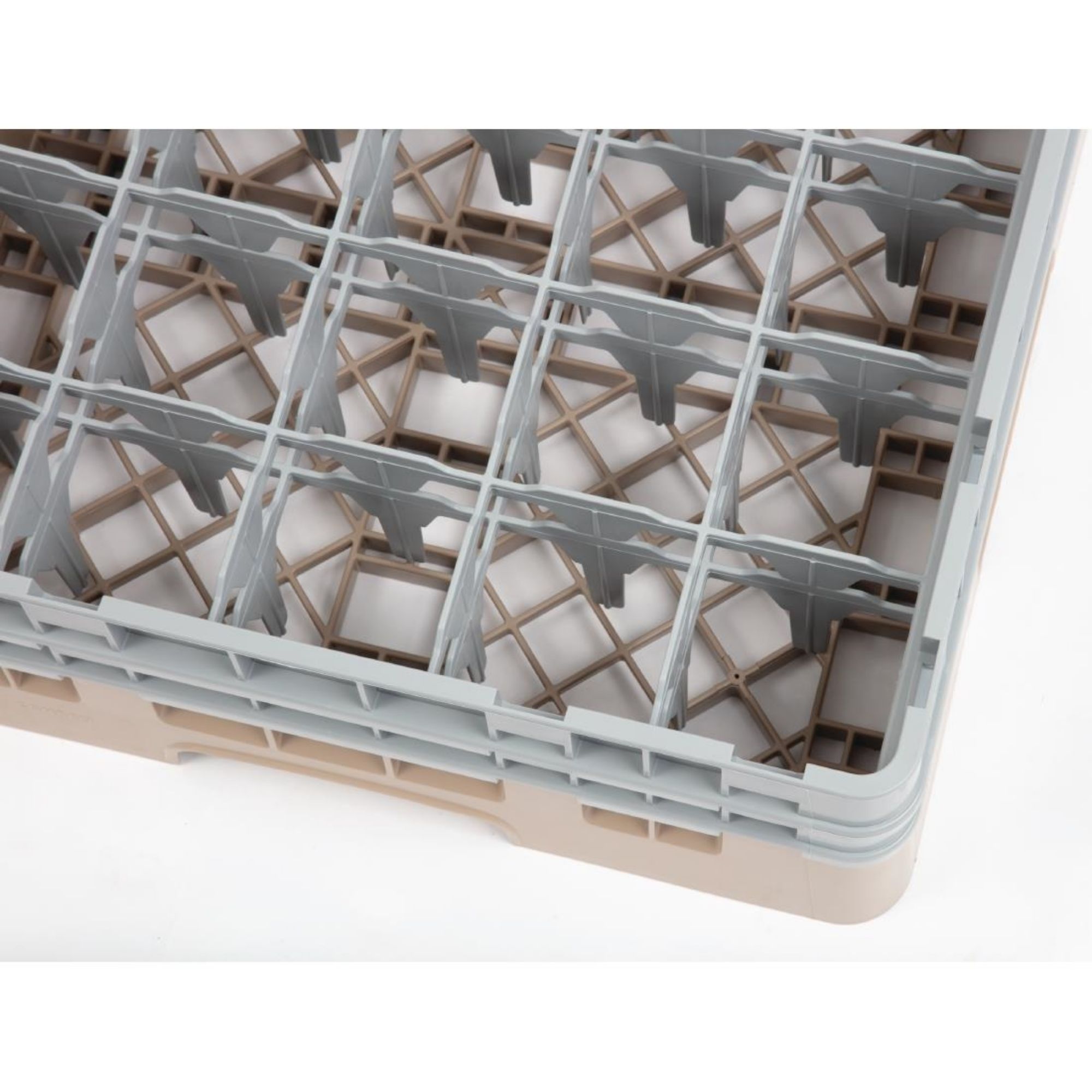 Picture of Cambro Camrack Beige 25 Compartments Max Glass Height 133mm