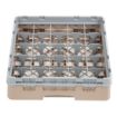 Picture of Cambro Camrack Beige 25 Compartments Max Glass Height 92mm (5 Pack)