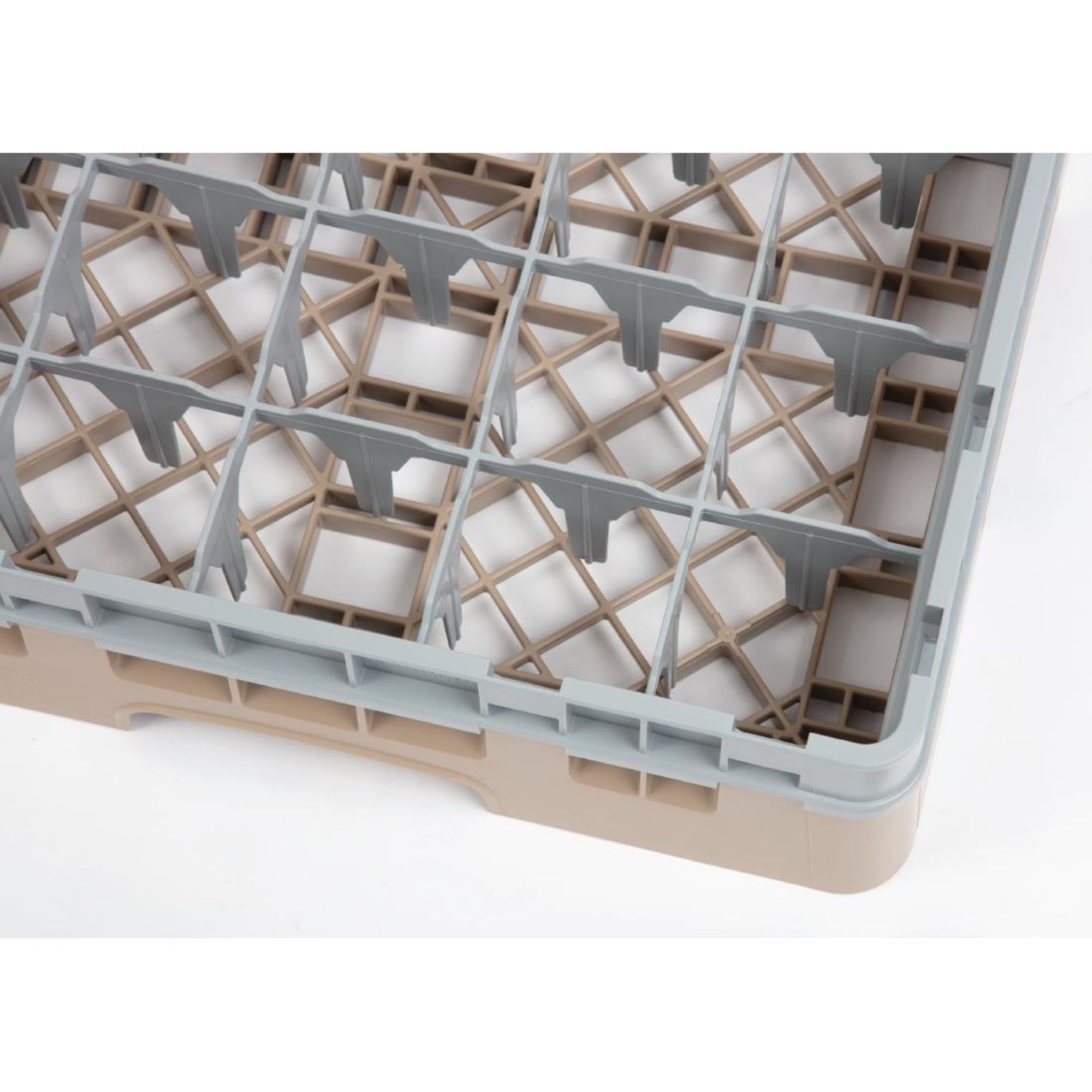 Picture of Cambro Camrack Beige 25 Compartments Max Glass Height 92mm (5 Pack)
