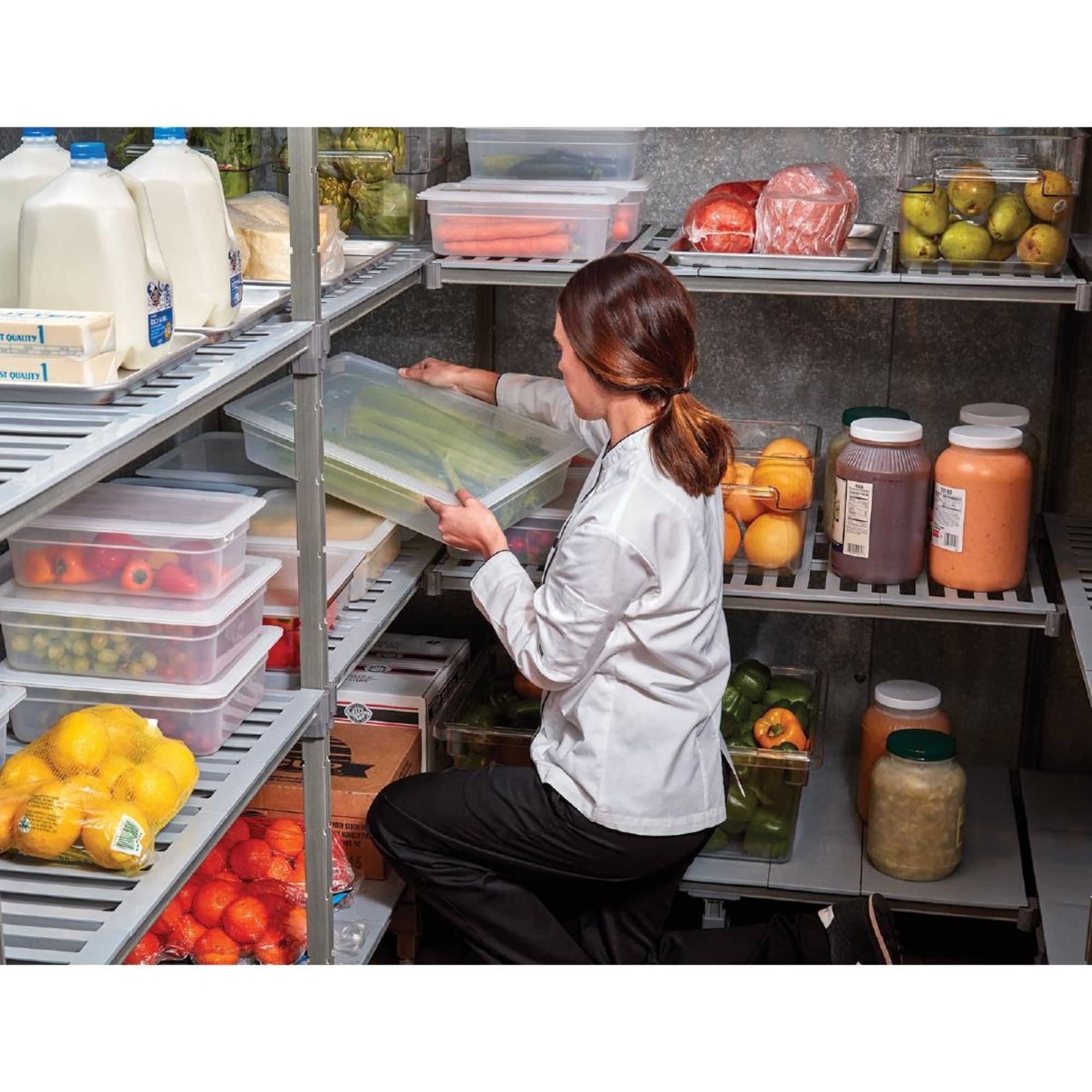 Picture of Cambro Polypropylene 1/1 Gastronorm Food Tray 100mm