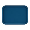 Picture of Cambro EpicTread Fibreglass Rectangular Non-Slip Tray Blue 350mm