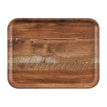 Picture of Cambro Madeira Laminate Canteen Tray Brown Oak 460mm