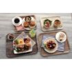 Picture of Cambro Madeira Laminate Canteen Tray Brown Oak 430mm