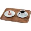 Picture of Cambro Madeira Laminate Canteen Tray Brown Oak 430mm