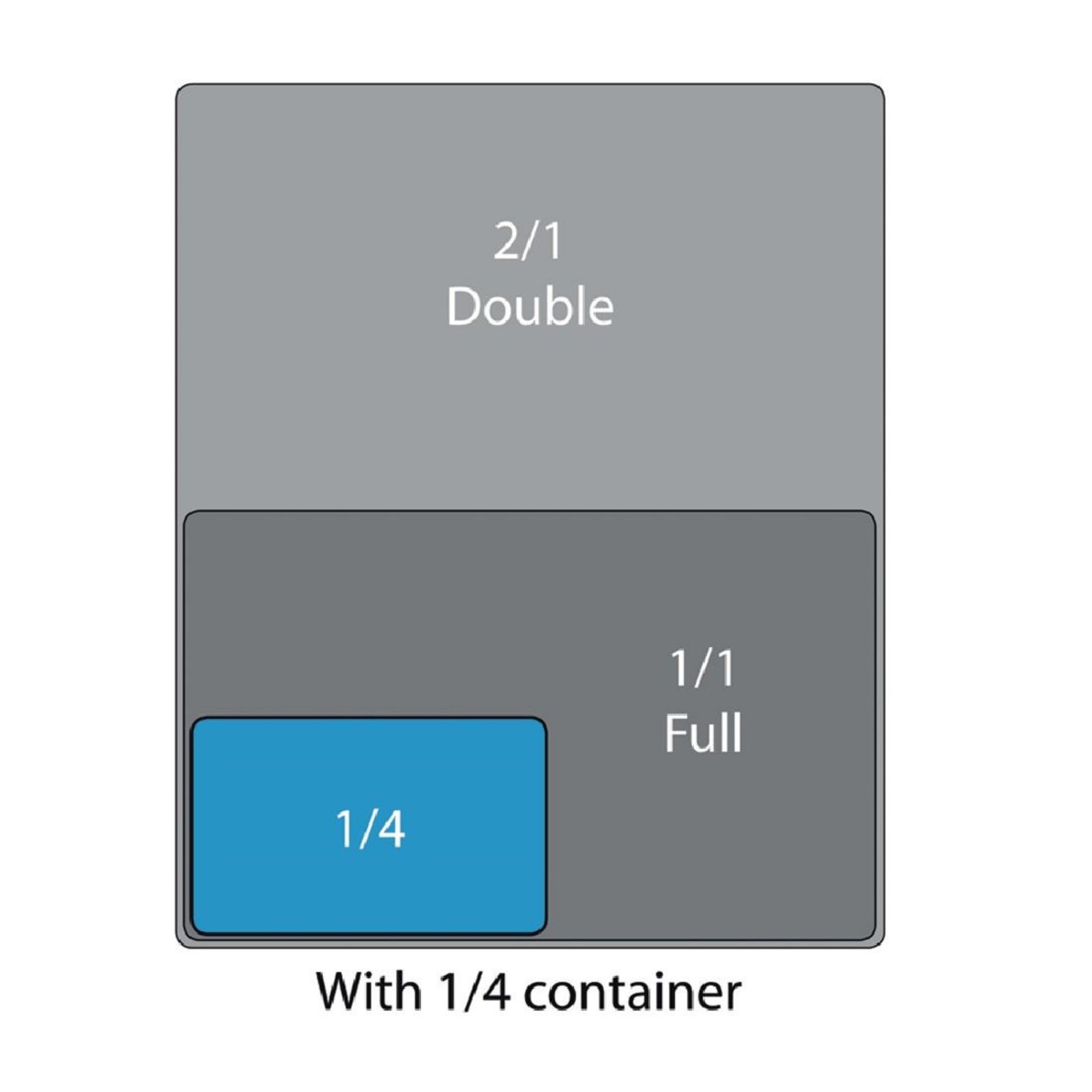 Picture of Cambro Polycarbonate 1/4 Gastronorm Tray 100mm