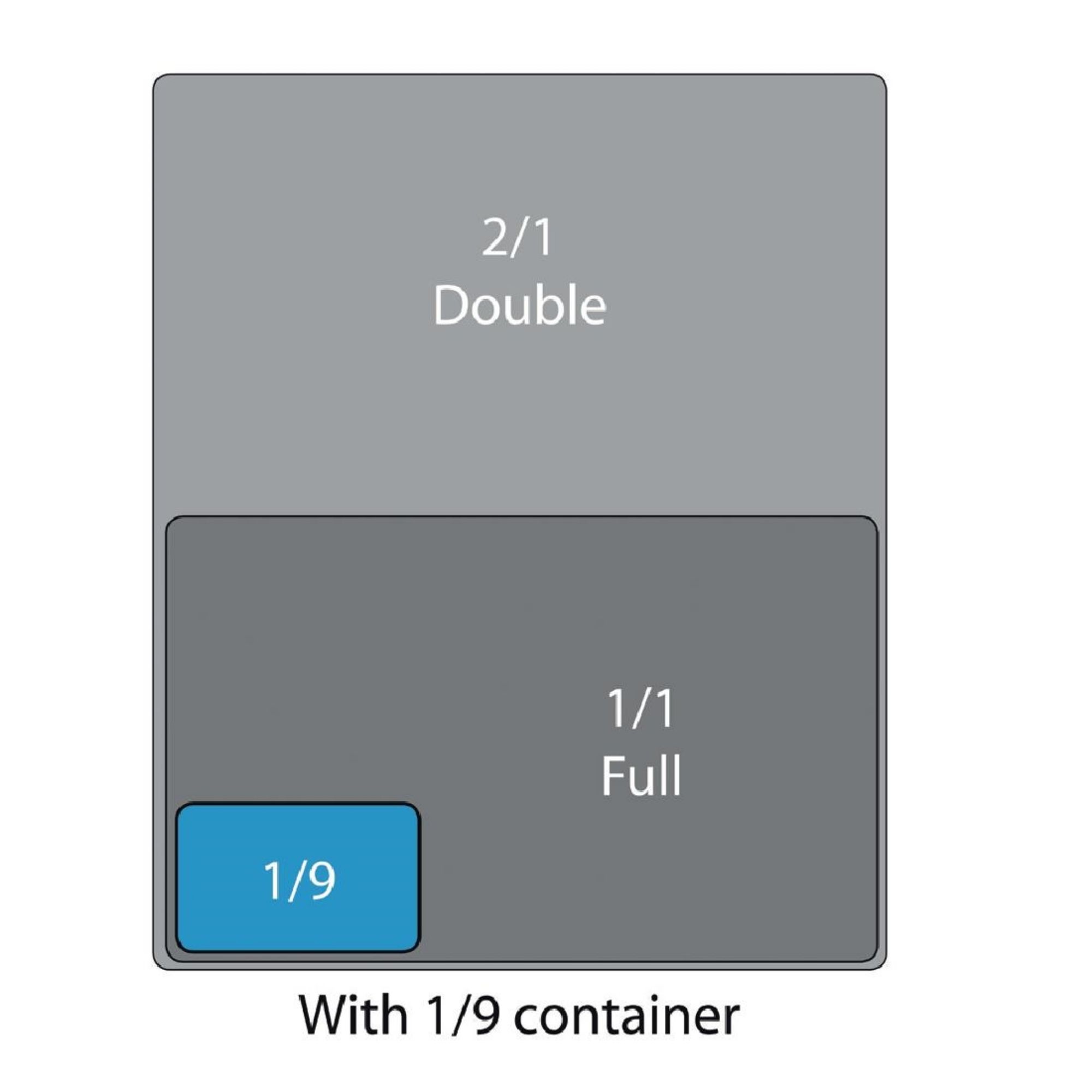 Picture of Cambro Polycarbonate 1/9 Gastronorm Tray Lid