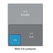 Picture of Cambro Polycarbonate 1/6 Gastronorm Tray 150mm
