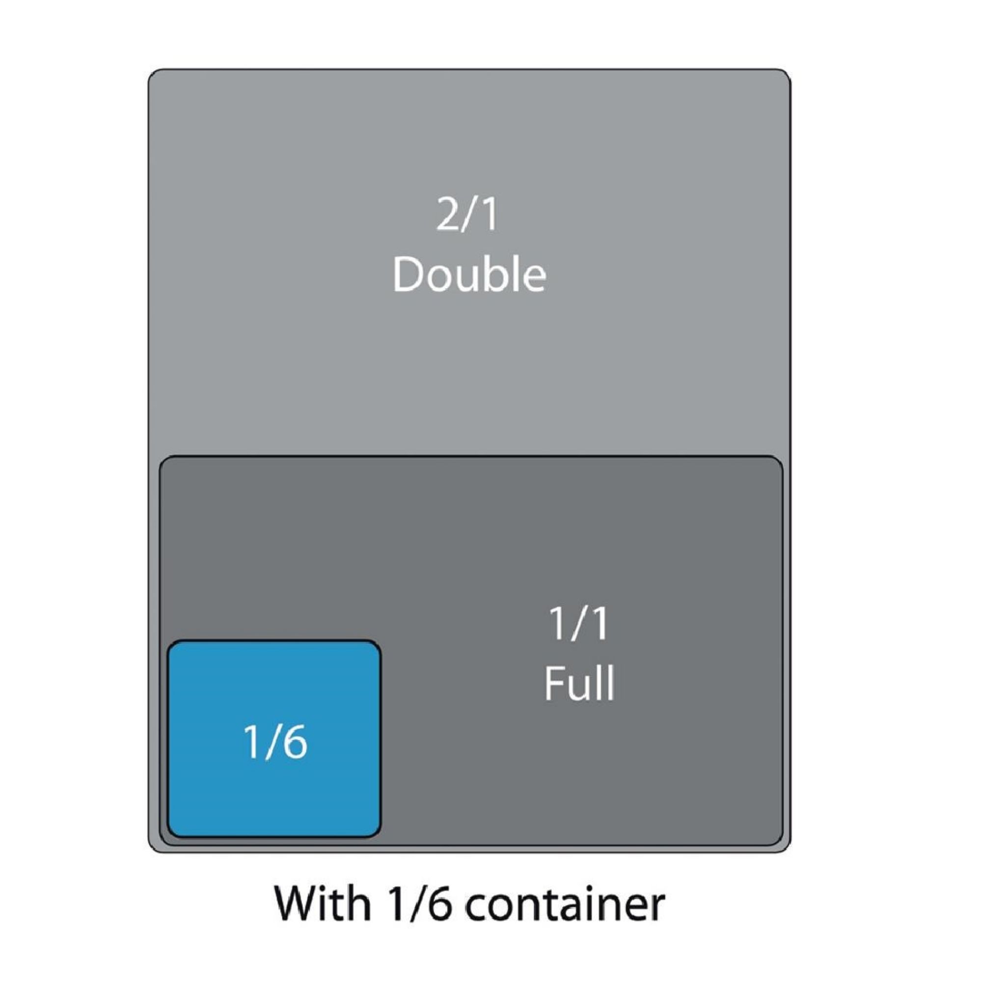 Picture of Cambro Polycarbonate 1/6 Gastronorm Tray 150mm