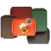 Picture of Cambro Polypropylene Handled Fast Food Tray Red 430mm