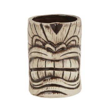 Picture of Beaumont Ceramic Toscano Kanaloa Tiki Mug Brown 450ml
