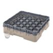 Picture of Cambro Camrack Beige 30 Compartments Max Glass Height 92mm