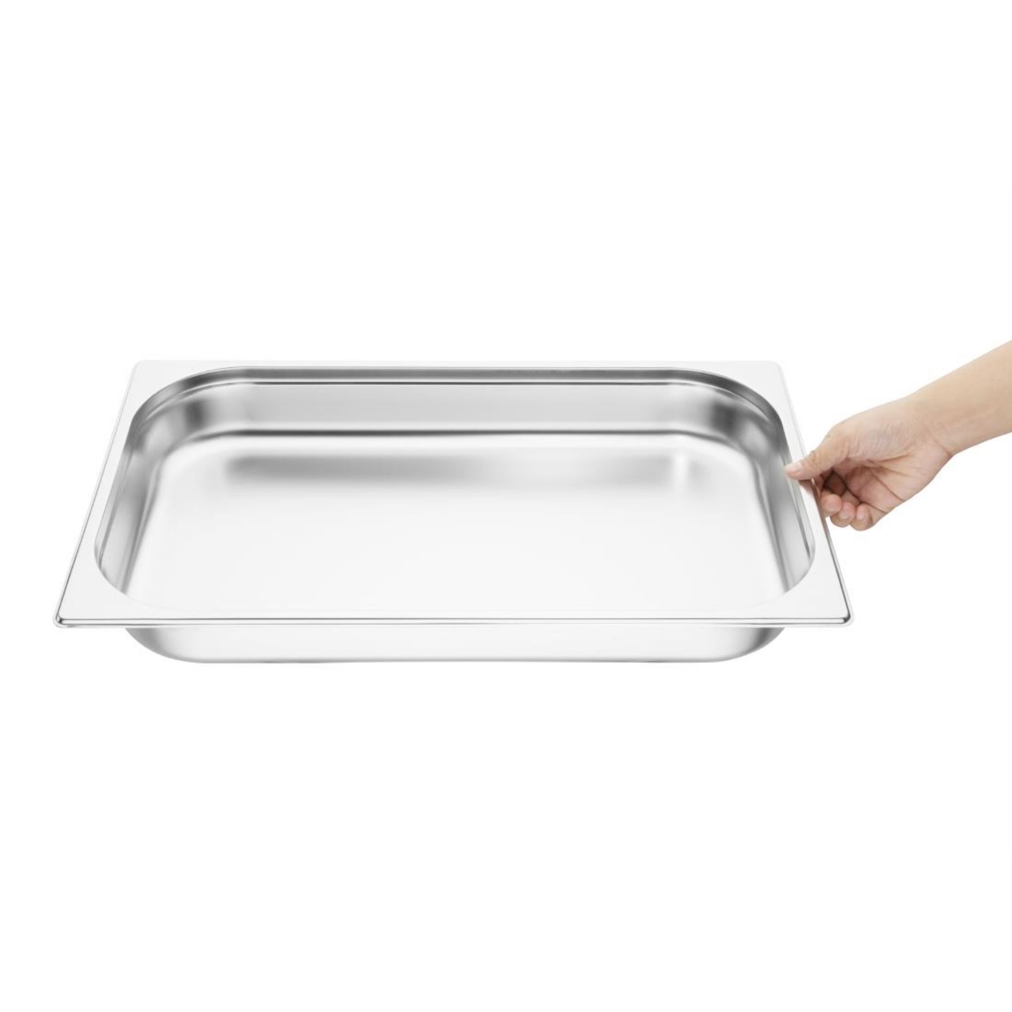 Picture of Vogue Stainless Steel 1/1 Gastronorm Trays 65mm (6 Pack)