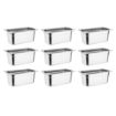 Picture of Vogue Stainless Steel Gastronorm Tray Set 9 x 1/3