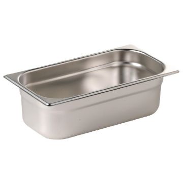 Picture of Vogue Stainless Steel Gastronorm Tray Set 5 x 1/3 & 1 x 1/2