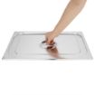 Picture of Vogue Stainless Steel 1/1 Gastronorm Tray with Lid