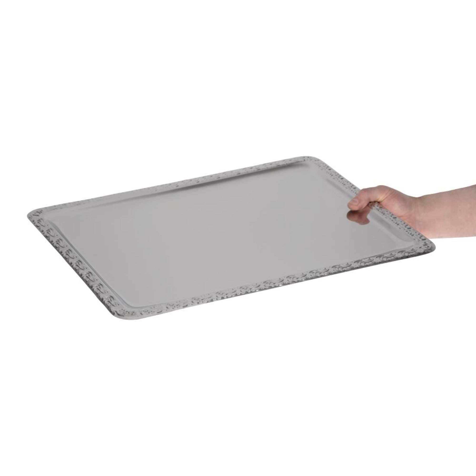 Picture of APS Stainless Steel Rectangular Service Tray 500mm