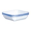 Picture of Arcoroc Brush Square Stacking Dishes Blue 110mm (24 Pack)
