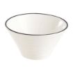 Picture of Arcoroc Appetizer Spiral Dishes Black Line 85mm (24 Pack)