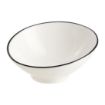 Picture of Arcoroc Appetizer Ludico Dishes Black Line 95mm (24 Pack)