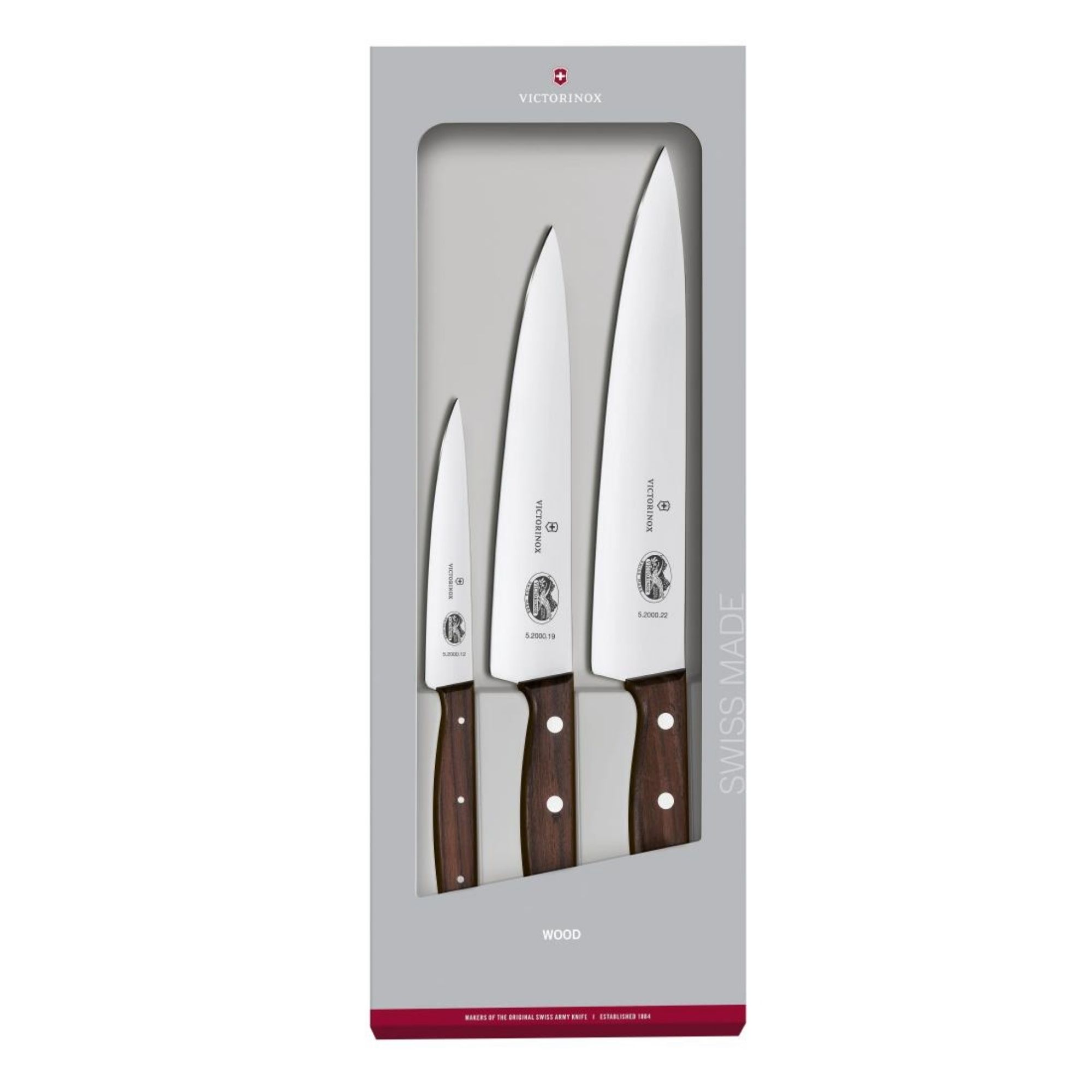 Picture of Victorinox Wood 3-Piece Chef's Knife Set
