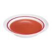 Picture of Autonomy Soup Dishes Red Border 230mm (12 Pack)