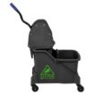 Picture of Jantex Two-Compartment Mop Bucket and Wringer Green 30Ltr