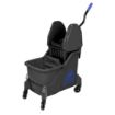 Picture of Jantex Two-Compartment Mop Bucket and Wringer Blue 30Ltr