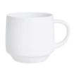 Picture of Arcoroc Intensity White Baril Cups 250ml (24 Pack)
