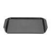 Picture of Olympia Kristallon Handled Fast Food Tray Black 435x305mm