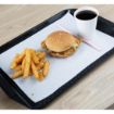 Picture of Olympia Kristallon Handled Fast Food Tray Black 435x305mm