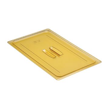 Picture of Cambro High Heat Polycarbonate 1/1 Gastronorm Lid with Handle
