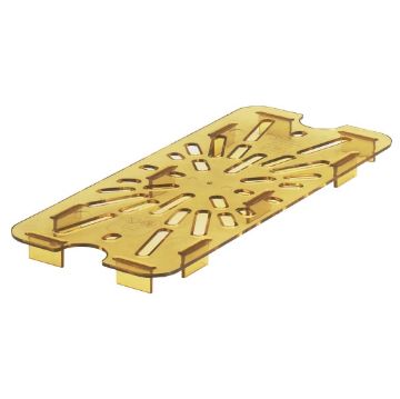 Picture of Cambro High Heat Polycarbonate 1/3 Gastronorm Drain Plate