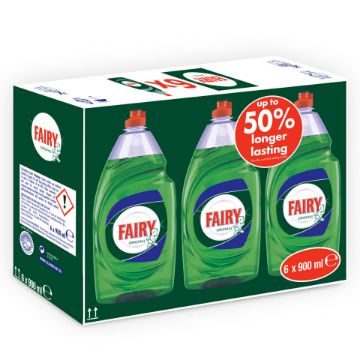 Picture of Fairy Washing Up Liquid (6 X 900ml)