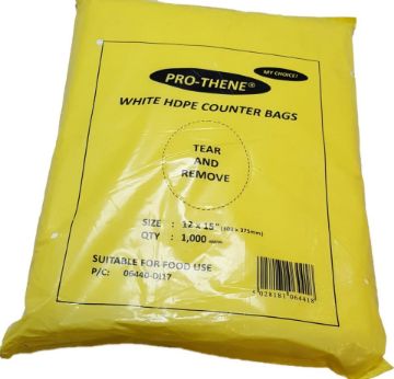 Picture of 10 X 12 Hdpe Counter Bags (10,000)