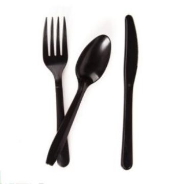 Picture of Black Reuseable Spoons (1000 )