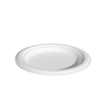 Picture of 7" Bagasse Round Plate (20x50`s) - PFAS FREE