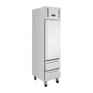 Picture of Polar U-Series Single Door & 2 Drawer Slimline GN Cabinet Refrigerator