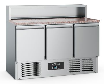 Picture of PIZZA COUNTER 3 DOORS 8x1/6GN CONTAINER