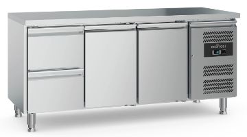 Picture of 700 REFRIGERATED COUNTER 2 DOORS AND 2 DRAWERS  WITH ADJUSTABLE FEET