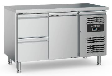 Picture of 700 REFRIGERATED COUNTER 1 DOOR AND 2 DRAWERS  WITH ADJUSTABLE FEET
