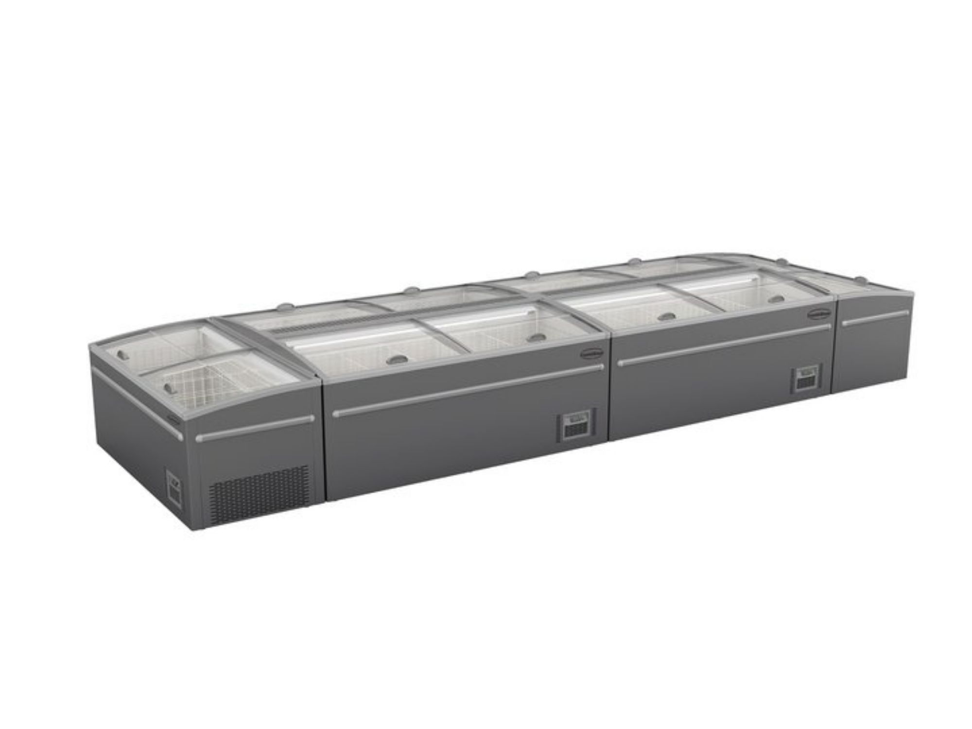 Picture of SUPERMARKET CHEST FREEZER GREY 1450 AUTOMATIC DEFROST