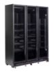 Picture of REFRIGERATOR 3 GLASS DOORS BLACK NAP-1200  *TRANSPORT ON REQUEST*