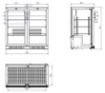 Picture of BACKBAR COOLER BLACK 2 DOORS
