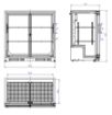 Picture of BACKBAR COOLER BLACK 2 SLIDING DOORS