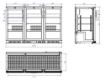 Picture of BACKBAR COOLER BLACK 3 DOORS