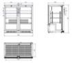 Picture of BACKBAR COOLER BLACK 2 DOORS