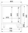 Picture of CombiSteel Pro Line Refrigerated Bakery Counter 2 Doors